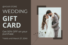 Wedding Store Ad with Loving Couple