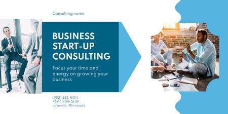 Modèle de visuel Start-Up Consulting Services for Business - Image
