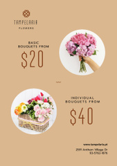 Offer of Crafted Flower Bouquets