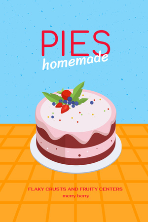Platilla de diseño Delicious Homemade Pies Offer Pinterest