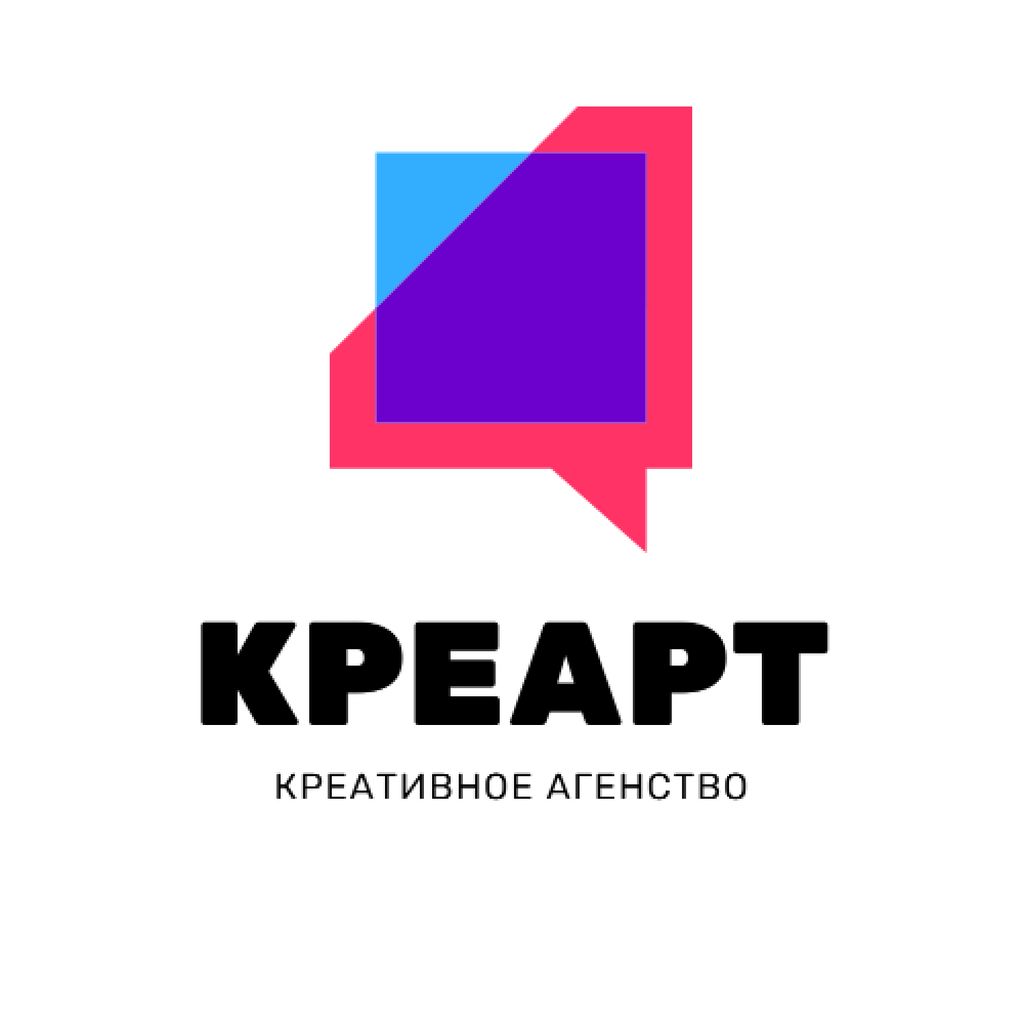 Creative Group emblem with quote Logo Πρότυπο σχεδίασης