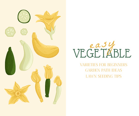 Ontwerpsjabloon van Facebook van Vegetable Seeds Offer