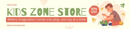 Modèle de visuel Offre de magasin Zone enfants - Ebay Store Billboard
