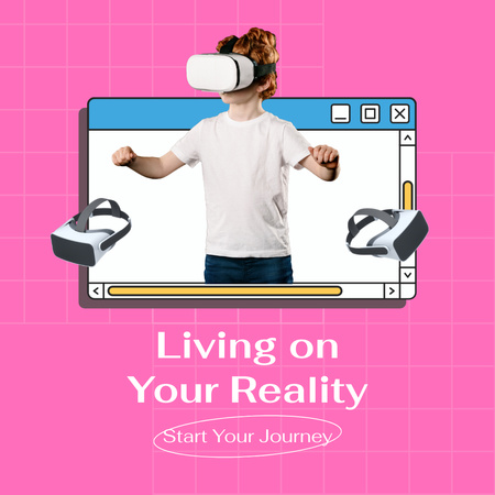 Living on Your Reality Instagram Design Template