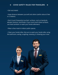 Hotel Mission Description with Young Man and Woman in Uniform