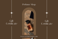 Perfume Shop Ad with Elegant Fragrance