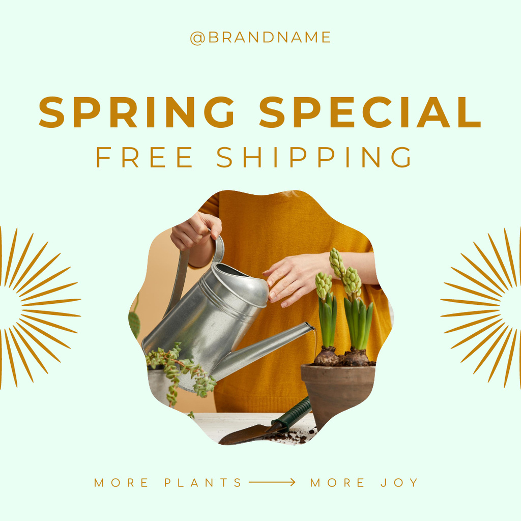 Special Spring Plant Sale Instagram Šablona návrhu