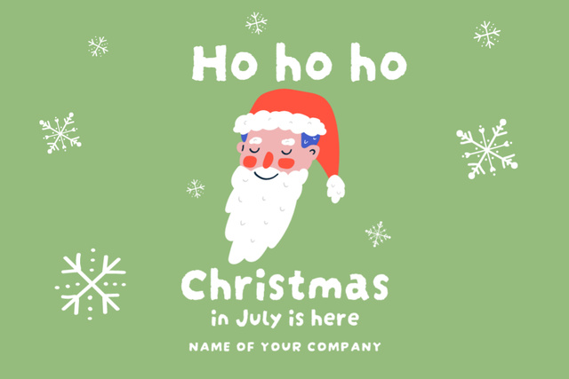 Plantilla de diseño de Indulging in the Whimsical Delights of Christmas in July Flyer 4x6in Horizontal 