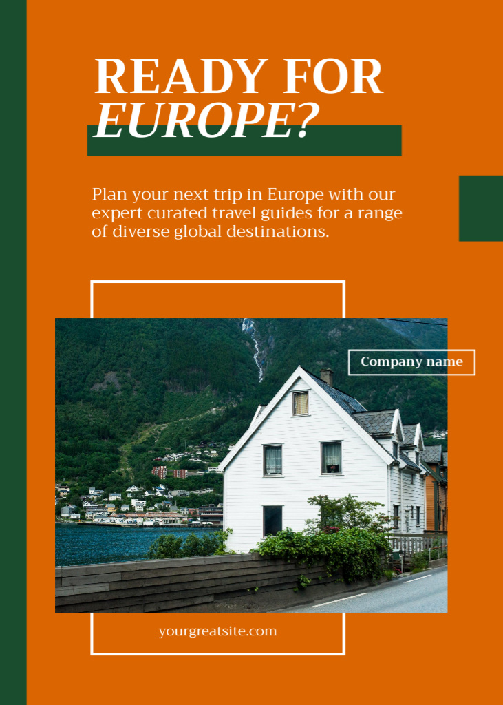 Travel Tour Offer Postcard 5x7in Vertical Modelo de Design
