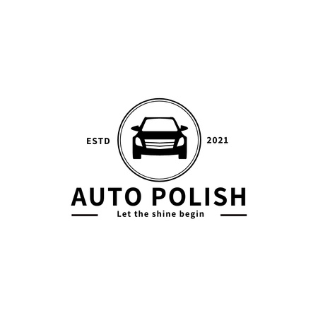 Emblem with Car Logo tervezősablon