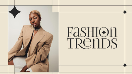 Fashion Trends for Women Youtube Thumbnail Design Template