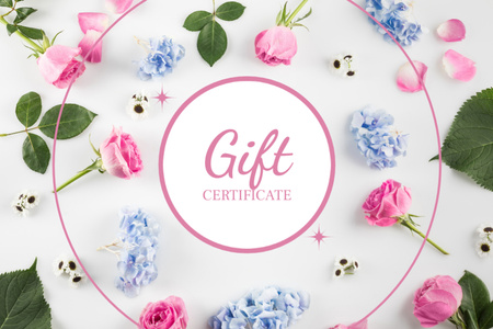 Fill In The Blanks Gift Certificate Design Template