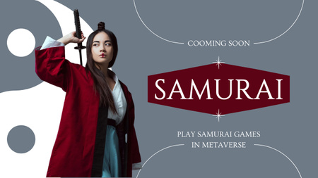 Template di design Samurai Youtube Thumbnail