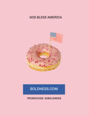 USA Independence Day Sale of Donuts