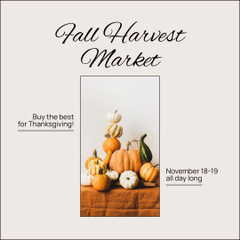Fall Harvest Fair Announcement Due To Thanksgiving Day