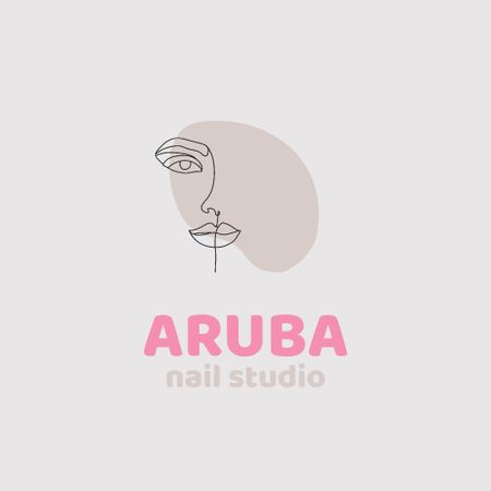 Modèle de visuel Nail Salon Services Offer - Logo