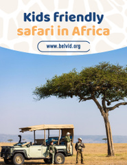 Memorable Safari Trip Promotion For Family With Kids