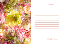 Mother's Day Greeting with Bright Floral Pattern
