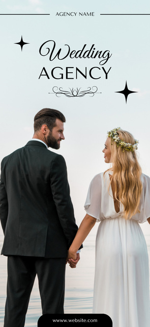 Szablon projektu Planner Agency Offer with Wedding Couple Snapchat Geofilter