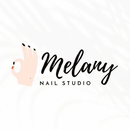 Template di design Melany Logo 500x500 px Logo