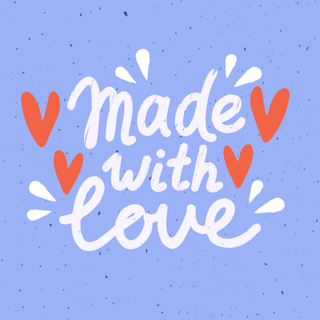 Inspirational Love Phrase Instagram Design Template