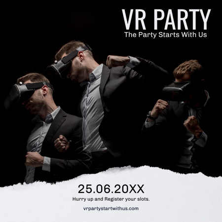 Virtual Party Announcement Instagram – шаблон для дизайну