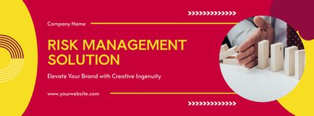 Risk Management Solutions Review Facebook cover Design Template