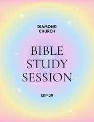 Bible Study Session Announcement