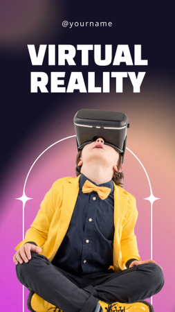 Find you Virtual Reality Instagram Story tervezősablon