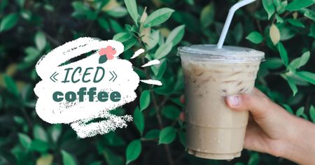 Spring Raf Coffee offer Facebook AD Πρότυπο σχεδίασης
