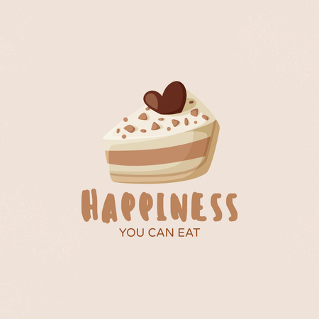 Bakery Ad with Yummy Cake Instagram Modelo de Design