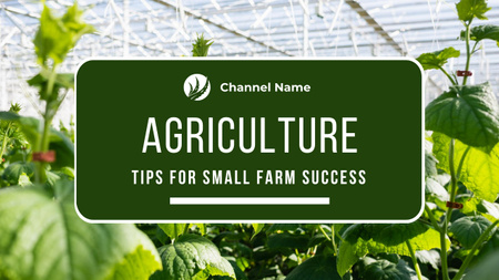 Platilla de diseño Tips for Successful Small Farm Operations Youtube Thumbnail
