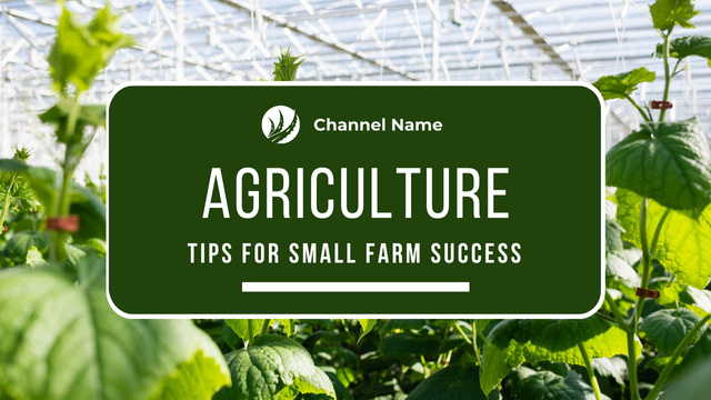 Tips for Successful Small Farm Operations Youtube Thumbnail Modelo de Design