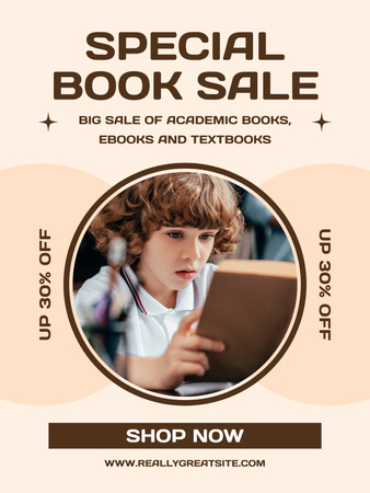 Special Book Sale Poster US Design Template