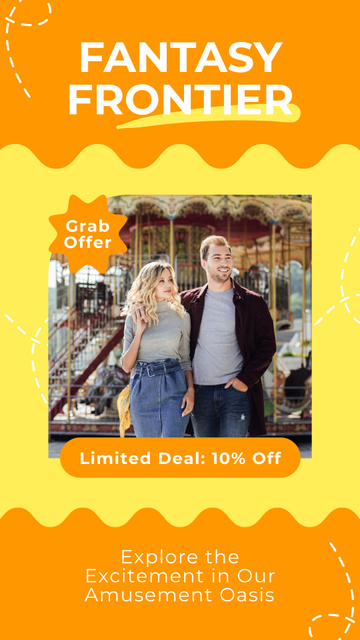 Limited-Time Deal For Amusement Park Offer Instagram Story – шаблон для дизайна