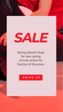 Designvorlage Special Spring Sale für Instagram Story