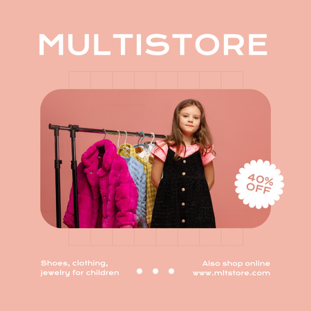 Designvorlage Fashion Boutique Ad für Instagram AD