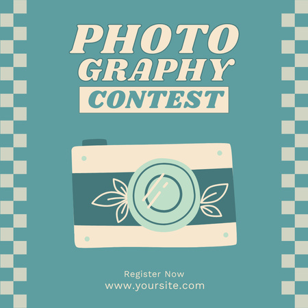Photography Contest Announcement Instagram Modelo de Design