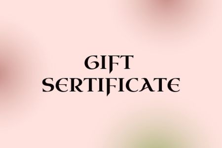 Sport Nutritionist Services Offer Gift Certificateデザインテンプレート