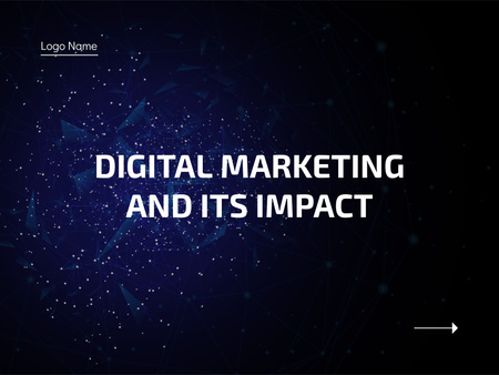 Digital Marketing and Its Impact Presentation Design Template