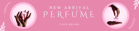 Announcement of New Luxury Perfume Ebay Store Billboard Design Template