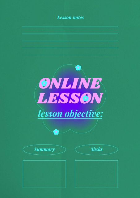Online Lesson Planning Schedule Planner – шаблон для дизайна