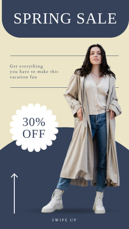 Template di design Spring Sale Stylish Women's Collection Instagram Story