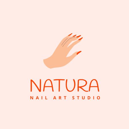 Nail Salon Services Offer Logo Tasarım Şablonu