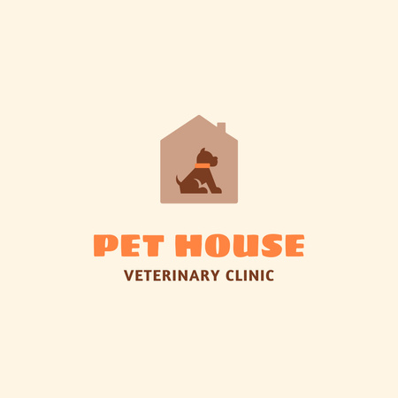 Platilla de diseño Perfect Veterinary Clinic Services Offer Logo 1080x1080px