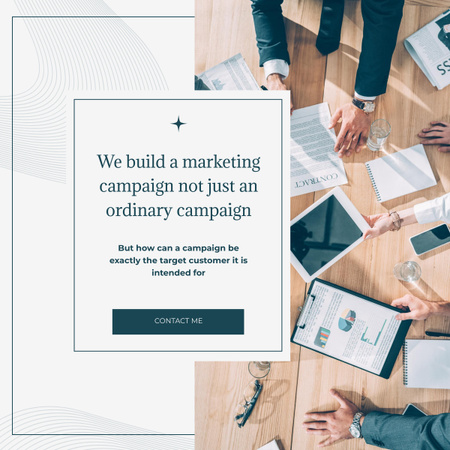 Marketing Campaign Driving Services LinkedIn post Design Template