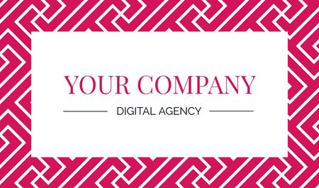 Platilla de diseño Digital Agency Ad Business card