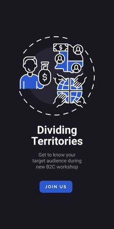 Marketing Audience research concept Graphic tervezősablon