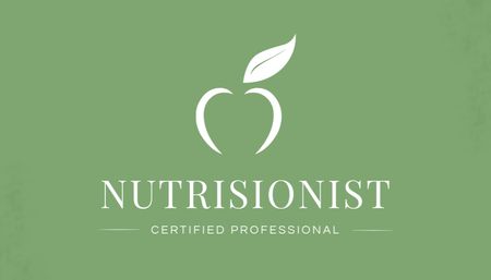 Szablon projektu Nutrition Specialist Service Offer Business Card US