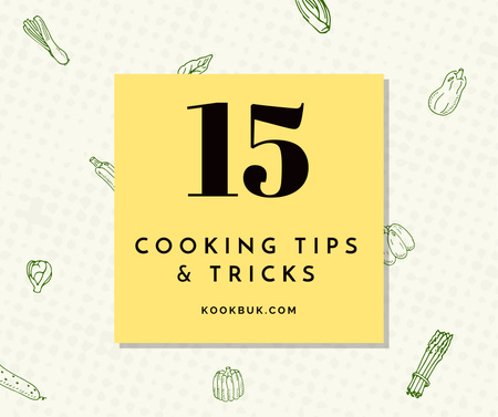 Cooking tips and tricks Facebook Πρότυπο σχεδίασης